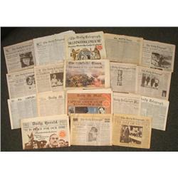 17 Great Newspapers Reprint Collection British 1822-