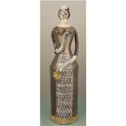 Alfaraz Hand Made Figural Pottery Woman Spain