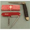 Image 2 : 2 Vintage Folding Knives Swiss Army in Box, Camillus