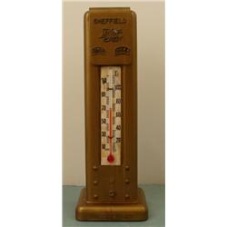 Sheffield Vintage Art Deco Desktop Thermometer 1956