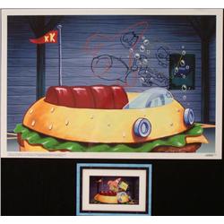 SpongeBob Movie Rare Unfinished Animation Sericel Ltd
