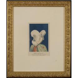 Cappiello Poster Art Print Framed Woman Powdering
