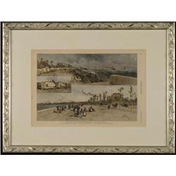 Harpers Cover 1887 Chicago Lake Wall Esplanade Framed