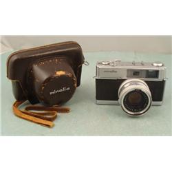 Minolta Hi-Matic 7 Camera w/ 45mm F1.8 Lens,Case