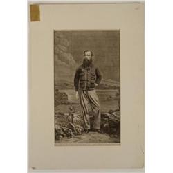 Antique Print Captain Speke Explorer Nile Africa 1863