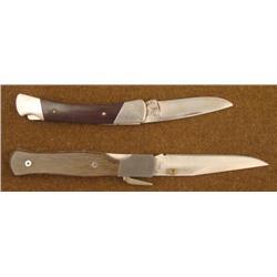 2 POCKET KNIVES BUCK #501 HORN GRIP FURY 40078 WOOD