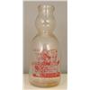 Image 1 : Meadow Gold Vintage Milk Bottle w/ Child & Hobby Horse