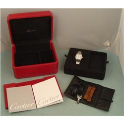 Cartier Mens Roadster Watch Limited Edition Box 3 bands