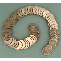 56 Diff Kennedy Halves Many Unc -Some Silver, 1966-2005