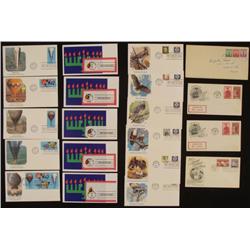 20 FDC Covers Eagles Balloons Hanukkah Certified 1940