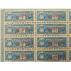 Image 2 : 45 Colombia Specimen Revenue Stamps Plate Block 60 Cent