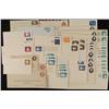 Image 1 : 60+ Unused US Postal Envelopes w/ Printed Stamps 1960s