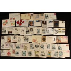 50 U.S. First Day Covers FDC Plate Blocks 1947-79