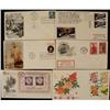 Image 2 : 50 U.S. First Day Covers FDC Plate Blocks 1947-79