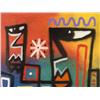 Image 2 : GL Smothers Original Mixed Media Abstract Art Framed