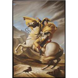 Art Print French Soldier Man on Horseback