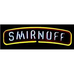 Smirnoff Neon Vodka Logo Bar Decor Sign 1995