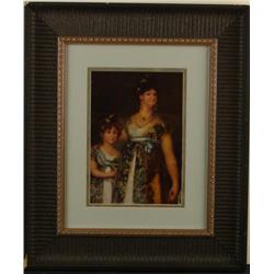 Goya Spanish Art Print Framed Royal Family Portrait