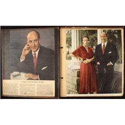 Adlai Stevenson Political Scrapbook Elizabeth Signed