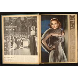 Carole Lombard, Japan Vintage 1940s Hollywood Scrapbook