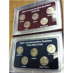 2005-P/D STATE QUARTER SETS (AS SHOWN) (UNC)