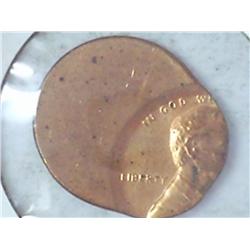 ERROR OFF CENTER LINCOLN CENT (UNC)