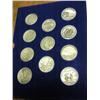 Image 3 : AMERICAS 1ST MEDALS 11 PEWTER MEDALS
