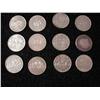 Image 4 : 12 CANADIAN SILVER DOLLARS 1960-1967 (ONE MONEY)