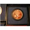 Image 2 : 10 US MINT COMMEMORATIVE MEDALS, BICENTENNIAL &  FIRST MEDALS (ONE MONEY)