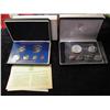 Image 1 : 2 BRITISH VIRGIN ISLANDS PROOF SETS ONE DOLLAR IN  EACH IS SILVER (ONE MONEY)