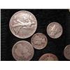 Image 2 : 1944 WALKING LIBERTY HALF, 11 MERCURY  DIMES-2-1941, 2-1942, 2-1943, 1944, 1945, 2  UNREADABLE 1914 