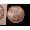 Image 2 : 3 PEACE DOLLARS- 2-1923, 1924 (ONE MONEY)