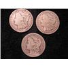 Image 1 : 3 MORGAN DOLLARS-2 1890CC, 1891CC (ONE MONEY)