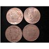 Image 1 : 4 1934S PEACE DOLLARS