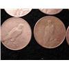 Image 6 : 9 SILVER PEACE DOLLARS-1924, 5-1925, 3-1927