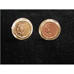 $2.50 Gold Coin Cufflinks