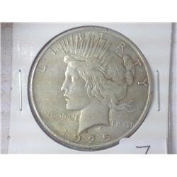 1925 PEACE SILVER DOLLAR