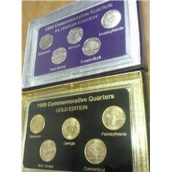 1999 GOLD & PLATINUM STATE QUARTER SETS