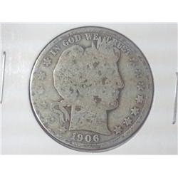 1906-D BARBER HALF DOLLAR
