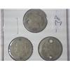 Image 1 : 3 HOLED THREE CENT PIECES (NICKEL)