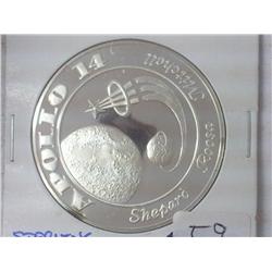 1 TROY OZ. STERLING SILVER TOKEN APOLLO 14