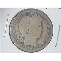 1898-O BARBER QUARTER