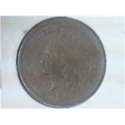 1907 INDIAN HEAD  CENT (EF)