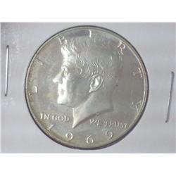 1969-S 40% KENNEDY HALF  DOLLAR (PROOF)