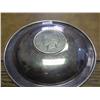 Image 2 : STERLING SILVER BOWL WITH 1923 PEACE SILVER DOLLAR