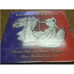 US MINT LEGACIES OF FREEDOM SET