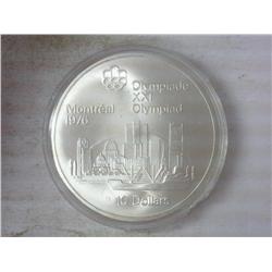 1975 CANADA OLYMPIC $10 PROOF LIKE 1.4454 ASW