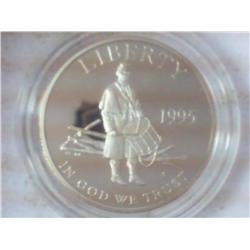 1995-S CIVIL WAR HALF DOLLAR (PROOF)