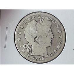 1895 BARBER HALF DOLLAR (SCRATCHED)