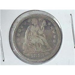 1853 SEATED LIBERTY DIME